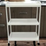 Camarera, Carro de Servicio con Ruedas Color Blanco 60x33x85 - ¡Perfecto para Tu Casa o Negocio!